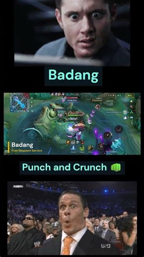 [Badang] Punch and Crunch 👊 #mobilelegends #mlbb #asmr #fypシ #uranus #tanking