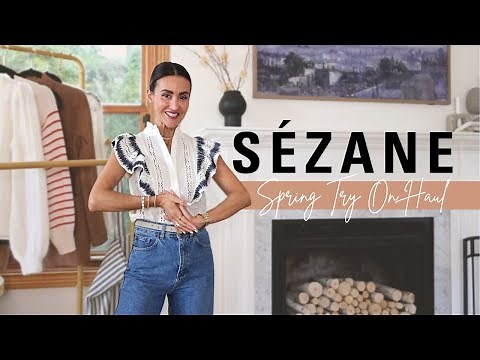Sezane Try On Haul 2023 | Spring Capsule Wardrobe Ideas