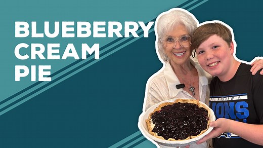 45K views · 1.2K reactions | I'm makin' the easiest Blueberry Cream Pie recipe for Memorial Day. Take it from Henry and me—it's kid- and Guinny-approved! Get the full recipe here: https://www.pauladeen.com/recipe/blueberry-cream-pie/ | Paula Deen | Facebook