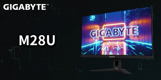 GIGABYTE M28U 電競螢幕開箱 / 一人獨享 4K 144Hz SS IPS HDMI 2.1 入門機種