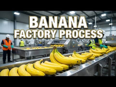 How Bananas Are Processed in a Modern Factory | Banana Manufacturing Process