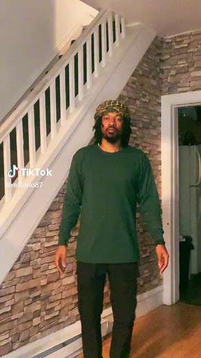 Dancing Trucker Shows Unique Dance Moves Indoors