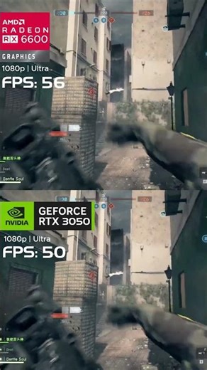 Battlefield 6 - RTX 3050 vs RX 6600