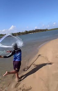 189K views · 2.7K reactions | 10 years old throwing a 10 foot cast net | Camp Misguided | Facebook