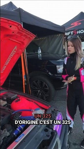 Elle débute le Drift, mais elle a tout d'une future pilote #automobile #bmw #drift #e36