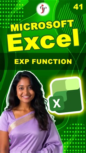 EXP in Excel #excel #exceltips #exceltips #excelformula