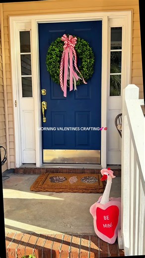When all else fails: 1. Add more ribbon 2. Just keep fluffing 💕🎀 and as always embrace my frumpy pjs, no makeup, and air dried hair 👋🏻 #valentinesday #home #craft