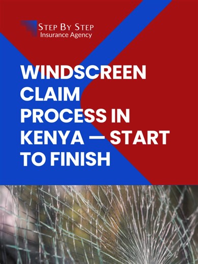 Cracked windscreen? Don’t stress! Filing a windscreen claim in Kenya is easier when you know the steps. From reporting damage to approved repairs and collection — this short guide walks you through everything you need to know. 📞 254 716 534192 | 254 729 712200 📧 info@stepbystepinsurance.co.ke #WindscreenClaim #MotorInsuranceKenya #InsuranceTips #ClaimsAwareness #StepByStepInsurance