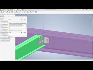 Creating own custom connections for steel design in Autodesk Inventor with SolidSteel parametric