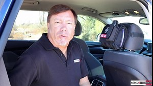 Rescue Essentials MOLLEHead Headrest Vehicle Mount – Emergency Tactical First Aid – Car & Truck Compatible (Black)