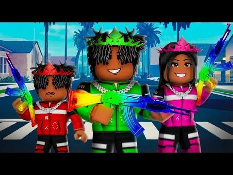 I TOOK MY FAMILY TO THE HOOD IN ROBLOX CALI SHOOTOUT