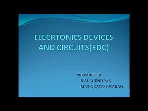 Electronic Devices Circuit | Introduction | Explained Tamil