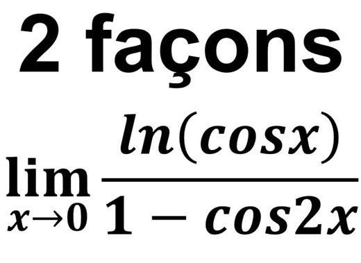 Calcul des limites avec une forme indéterminée | VMathsPhy