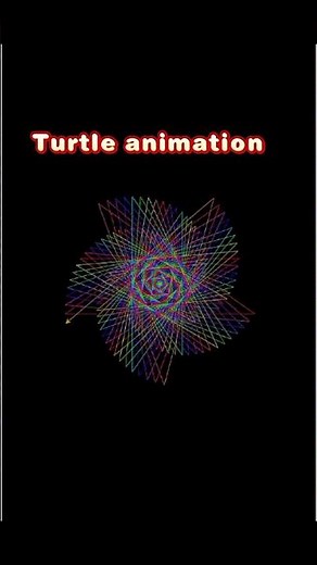 Python turtle animation #pythonprogramming #pythonturtlegraphics ‪@CodeWithHarry‬