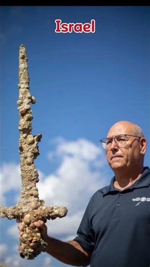 Diver Discovers 900 Year Old Crusader Sword #history