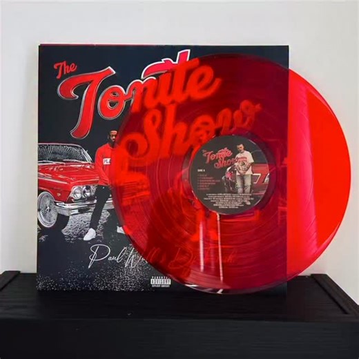 New limited edition, signed red vinyl out now #toniteshow the links in my bio | Paul Wall