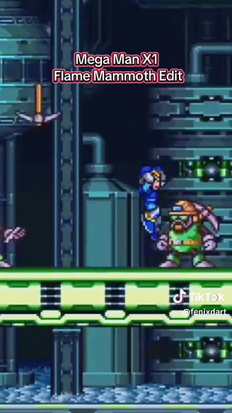 Mega Man X1: Conquer the Flame Mammoth Boss