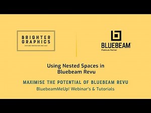 BluebeamMeUp! - Using Nested Spaces in Bluebeam Revu