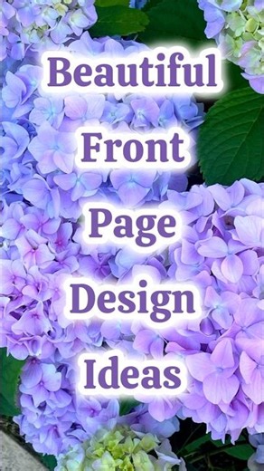 Beautiful Border Design Ideas💗✨️#borderdesign #ideas