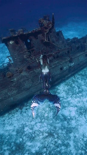 5.2M views · 124K reactions | I hope no souls have been claimed by Davy Jones ‍☠️ #piratesofthecaribbean #siren #mermaid tail and top by Merbella Studios Inc.  | Mermaid Sirenity | Facebook