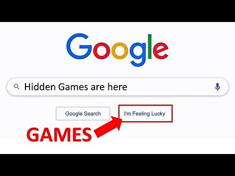 Hidden games in Google's I'm feeling Lucky