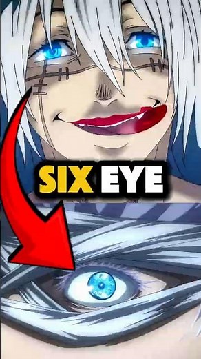 mahito's idle transfiguration makes six eyes #jujutsukaisen #anime #shorts
