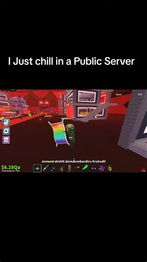 Chilling in a Public Server: Lucky Block Surprises!