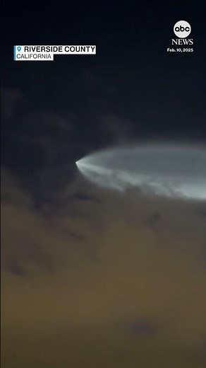 SpaceX rockets streaks across California skies - ABC News