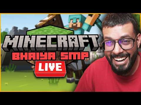 ADVENTURES IN BHAIYA SMP || LIVE 🟥 || MINECRAFT LIVE #8