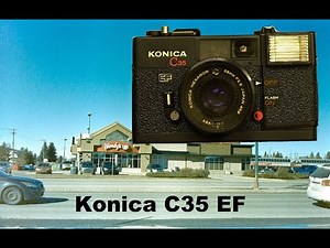 QUICK REVIEW OF KONICA C35 EF * SAMPLE PHOTOS * TUTORIAL * FILM LOADING