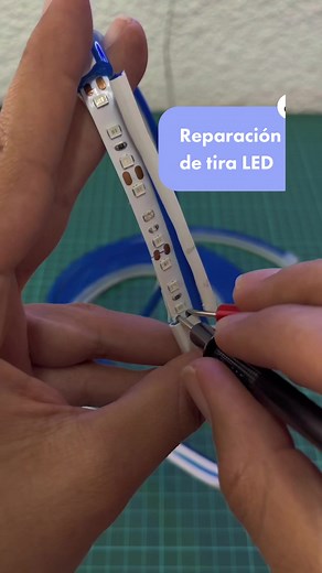 #CapCut ¿Cómo reparar una tira LED con un segmento dañado?