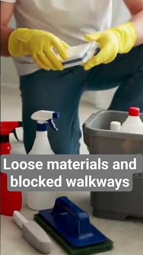 Housekeeping mistakes that cause accidents