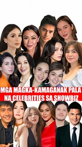 1.7M views · 10K reactions | Mga Magka-Kamaganak na Celebrities na Hindi Alam ng Karamihan sa Publiko | Showbiz Philippines | Facebook