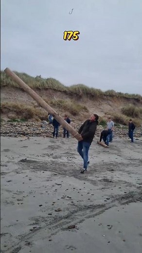 When Tossing a Log Becomes a Sport‼️😱