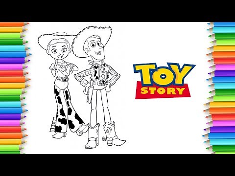 تلوين شخصيات من كرتون حكاية لعبة | صفحات التلوين | عالم التلوين Coloring Toy Story