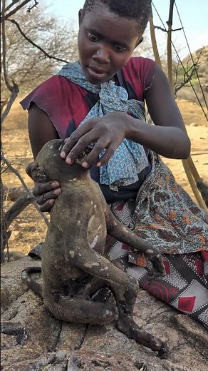 hadzabe woman in the making 🤤#fyp #africa #reels