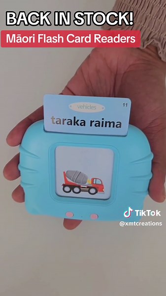 Learn Maori Language with Flash Card Readers