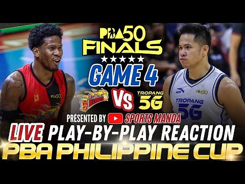 🔴TNT VS SMB │ LIVE GAME 4 of the FINALS - 2026 PBA PHILIPPINE CUP Play-by-Play Reaction & Scoreboard