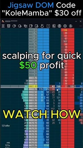 +$50 I Nailed This Entry Thanks to Jigsaw DOM 💵 #trading #livetrading #trader