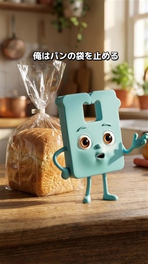 パンの袋を止めるやつに関する雑学 #ライフハック #豆知識 #暮らし