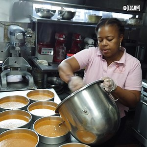 170K views · 709 reactions | Craving homemade baked goods? This bakery in Inglewood, CA specializes in everything your sweet tooth could ever want—but you have to try the Sweet Potato Pie, Red Velvet Cake, and Peach Cobbler if you want the full experience! | Localish | Facebook