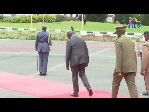 President Ruto arrives in Uganda for 60th Independence Day celebrations