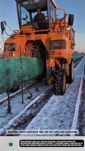 Heavy Duty Grape Harvester Tool for Large Vineyard Harvesting #tools