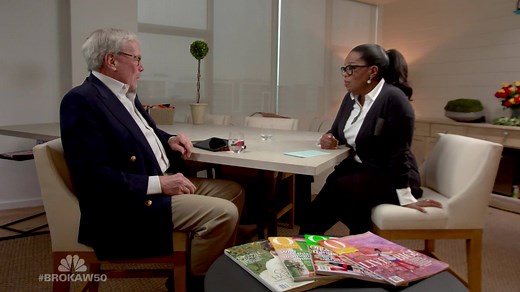 That time Oprah Winfrey wouldn’t let Tom Brokaw get away with being modest… Don't miss "Tom Brokaw at NBC News: The First 50 Years" tonight at 9/8 p.m. on NBC! Read more here: http://nbcnews.to/2jLvwR7 | NBC News
