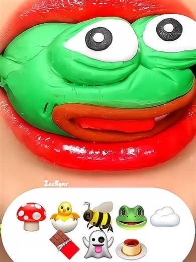 Delicious Frog Cake ASMR Experience