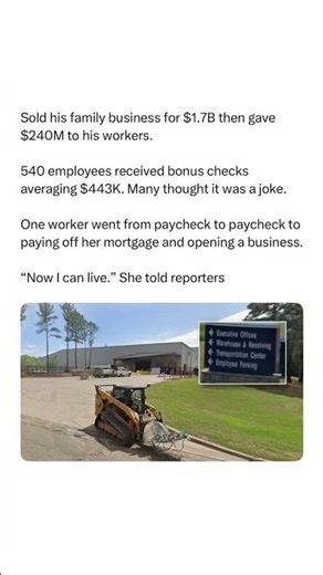 He Gave 540 Full Time Workers $240M In Bonuses