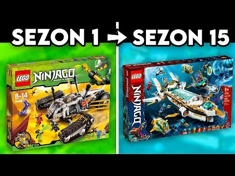NAJLEPSZE ZESTAWY LEGO NINJAGO z KAŻDEGO SEZONU