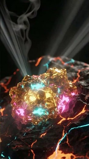 Gold Born Inside a Volcano: A Rare Natural Phenomenon