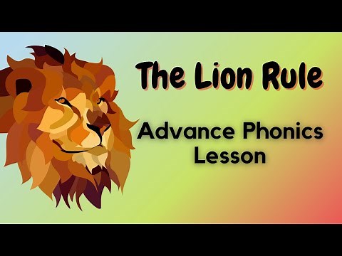 The Lion Rule// Syllable Division Rule