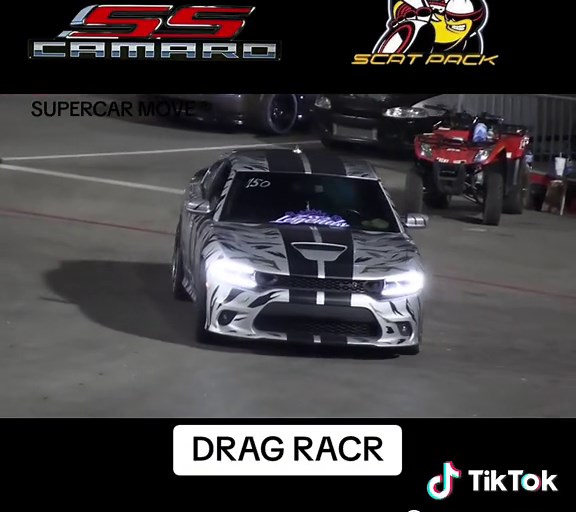 Camaro SS vs Charger Scat Pack in Epic Drag Race